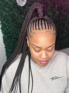 FEEDING PONYTAIL BRAIDS